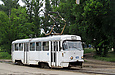 Tatra-T3SU #425 27-го маршрута на конечной станции "Новожаново"