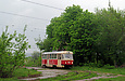 Tatra-T3SU #425 20-го маршрута на конечной станции "Малая Даниловка"