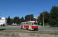 Tatra-T3SU #425 8-го маршрута на перекрестке улиц Кошкина и Плехановской