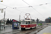 Tatra-T3M #425 27-го маршрута на Московском проспекте возле улицы Тюринской