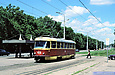 Tatra-T3SU #426 7-го маршрута на улице Сумской возле Детской железной дороги