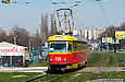 Tatra-T3SU #426 2-го маршрута на улице Клочковской между остановками "Сосновая горка" и "Улица Павловская"