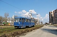 Tatra-T3SU #453 20-го маршрута на Клочковской улице на подъёме от завода  Пищевых кислот