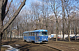 Tatra-T3SU #453 27-го маршрута на Московском проспекте перед поворотом на улицу Кошкина.