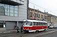 Tatra-T3M #453 20-го маршрута в Рогатинском проезде в районе улицы Клочковской