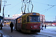 Tatra-T3SU #457 6-го маршрута на конечной станции "602-й микрорайон"
