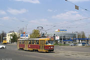 Tatra-T3SU #460, маршрут 13, на улице Котлова в районе пересечения с Новым и Кузинским мостом