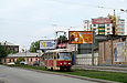 Tatra-T3SU #461 20-го маршрута на улице Красноармейской между улицами Котлова и Чеботарской
