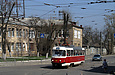 Tatra-T3SUCS #461 27-го маршрута на улице Гольдберговской перед поворотом на улицу Москалевскую