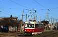 Tatra-T3SUCS #461 6-го маршрута на улице Академика Павлова в районе Салтовского переулка