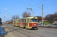 Tatra-T3SU #465-466 на улице Октябрьской революции
