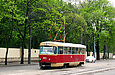 Tatra-T3SU #465 6-го маршрута на Московском проспекте напротив Спортивного переулка