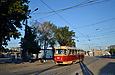 Tatra-T3SU #465 12-го маршрута в Лосевском переулке