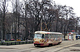 Tatra-T3SU #465 12-го маршрута на проспекте Правды возле улицы Анри Барбюса