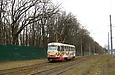 Tatra-T3SU #465 12-го маршрута на Белгородском шоссе в районе остановки "Мемориал Славы"
