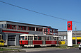 Tatra-T3SU #465 20-го маршрута на улице Клочковской возле перекрестка с улицей Тобольской