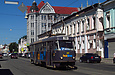 Tatra-T3SU #465 7-го маршрута на улице Полтавский Шлях возле перекрестка с Клубным переулком