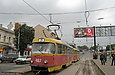 Tatra-T3SU #467-468 3-го маршрута на улице Полтавский шлях на остановке "Улица Красноармейская"