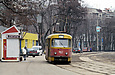 Tatra-T3SU #467 12-го маршрута на проспекте Правды возле диспетчерской станции "Госпром"