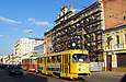Tatra-T3SU #467-468 3-го маршрута на улице Полтавский шлях в районе Дмитриевской улицы