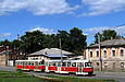 Tatra-T3SU #467-468 3-го маршрута на улице Грековской между улицами Галушкинской и Рыбасовской