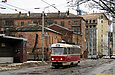 Tatra-T3M #467 20-го маршрута на улице Большой Панасовской в районе Резниковского переулка