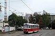 Tatra-T3M #467 20-го маршрута в Лосевском переулке в районе улицы Большой Панасовской