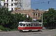 Tatra-T3M #467 12-го маршрута на улице Большой Панасовской перед поворотом на улицу Котляра