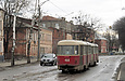 Tatra-T3SU #467-468 3-го маршрута на улице Октябрьской Революции в районе улицы Рыбасовской