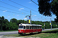 Tatra-T3SU #468 12-го маршрута на Белгородском шоссе в районе улицы Деревянко