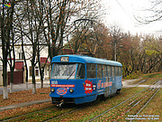 Tatra-T3SU #469 20-го маршрута на улице Клочковской отправился от остановки "Алексеевская балка"