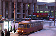 Tatra-T3SU #469 7-го маршрута на конечной станции "Южный Вокзал"