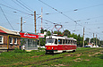 Tatra-T3SUCS #469 27-го маршрута на улице Академика Павлова возле перекрестка с Салтовским шоссе