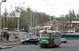 Tatra-T3SUCS #469 12-го маршрута в Рогатинском проезде в районе улицы Клочковской