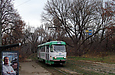 Tatra-T3M #471 20-го маршрута на улице Клочковской подъезжает к остановке "Алексеевкая балка"