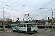 Tatra-T3M #471 20-го маршрута поворачивает с улицы Клочковской в Рогатинский проезд