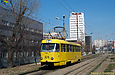 Tatra-T3SU #474 2-го маршрута на улице Клочковской в районе Дергачевского переулка