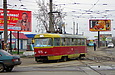 Tatra-T3SU #475 маршрута 16-А на перекрестке улиц Моисеевской и Шевченко