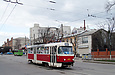 Tatra-T3A #475 7-го маршрута на улице Конева в районе улицы Полтавский шлях