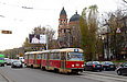 Tatra-T3SU #481-482 3-го маршрута на улице Полтавский шлях возле улицы Муранова