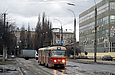 Tatra-T3SU #481-482 3-го маршрута во въезде Чапаева в районе улицы Примакова