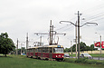 Tatra-T3SU #481-482 3-го маршрута на улице Полтавский шлях возле парка "Юность"