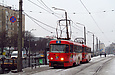 Tatra-T3SU #481-482 3-го маршрута на улице Полтавский Шлях возле станции метро "Холодная Гора"