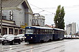 Tatra-T3SU #481-482 3-го маршрута улице Полтавский Шлях возле перекрестка с улицей Оленинской