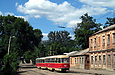 Tatra-T3SU #481-482 3-го маршрута в Рыбасовском переулке возле Нетеченского бульвара
