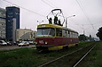 Tatra-T3SUCS #485 27-го маршрута на улице Академика Павлова возле одноименной станции метро