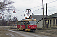 Tatra-T3SU #485 7-го маршрута на улице Кривомазова в районе улицы Сухаревской