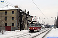 Tatra-T3SUCS #485 6-го маршрута на улице Академика Павлова в районе Сабуровского переулка