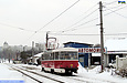 Tatra-T3SUCS #485 6-го маршрута на улице Академика Павлова возле Семиградского переулка