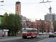 Tatra-T3SUCS #485 7-го маршрута на улице Конева в районе улицы Полтавский шлях